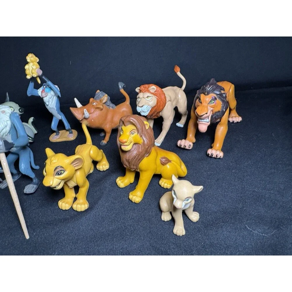 Vintage 90s Lion King Action 12 Figures Bundle Disney Simba Scar Rafiki Zazu Muf - Picture 2 of 7